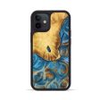 iPhone 12 ResinArt Phone Case - Yahir (Teal & Gold, 691200) For Cheap