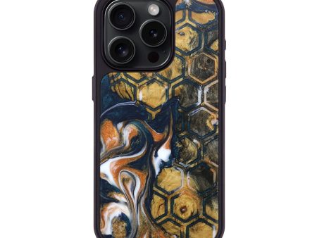 iPhone 15 Pro Wood+Resin Phone Case - Braxton (Pattern, 688456) on Sale