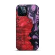 iPhone 12 Pro Wood+Resin Live Edge Phone Case - Emilee (Purple, 690715) Fashion