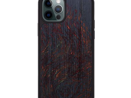 iPhone 12 Pro Max Wood+Resin Phone Case - Lloyd (Fire & Ice, 693170) Online Hot Sale