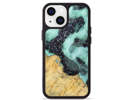 iPhone 13 mini Wood+Resin Phone Case - Miguel (Cosmos, 693399) on Sale