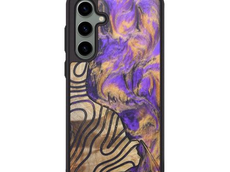 Galaxy S24 Plus Wood+Resin Phone Case - Ashleigh (Pattern, 690580) Fashion