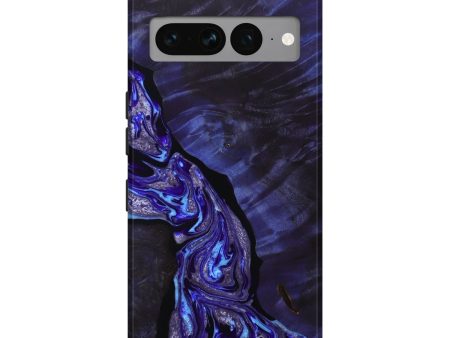 Pixel 7 Pro Wood+Resin Live Edge Phone Case - Alondra (Purple, 689786) Discount