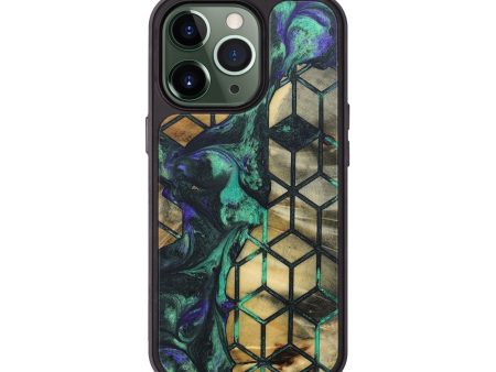 iPhone 13 Pro Wood+Resin Phone Case - Genevieve (Pattern, 689656) Sale