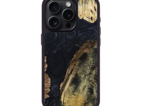 iPhone 15 Pro Wood+Resin Phone Case - Terrell (Mosaic, 693454) Supply