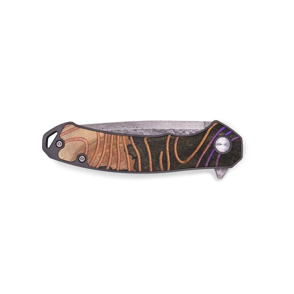 EDC Wood+Resin Pocket Knife - Anaya (Pattern, 690785) Online Hot Sale