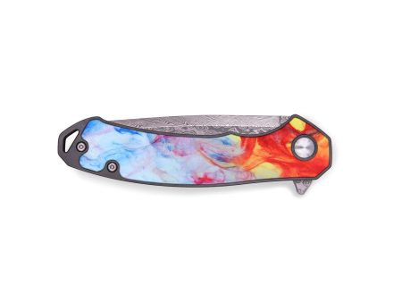 EDC ResinArt Pocket Knife - Parker (Fire & Ice, 693359) Online now