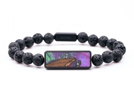 Lava Bead Wood+Resin Bracelet - Traci (Cosmos, 690275) Fashion