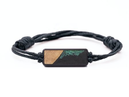 Classic Wood+Resin Bracelet - Sasha (Green, 688754) Fashion