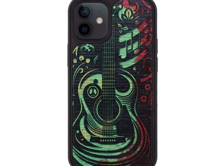 iPhone 12 Wood+Resin Phone Case - Emmanuel (Reggae, 689477) Online Sale