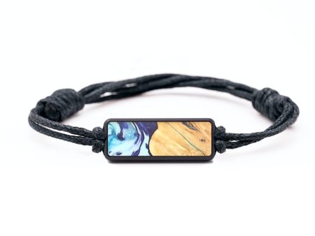 Classic Wood+Resin Bracelet - Andre (Blue, 689045) Cheap