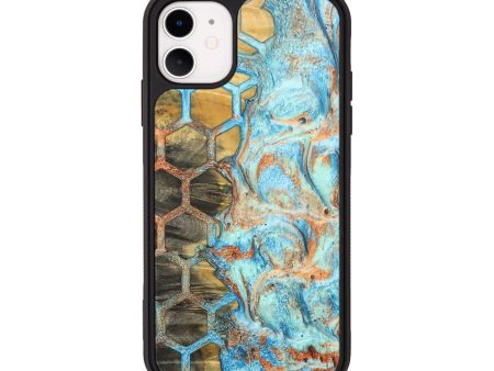 iPhone 11 Wood+Resin Phone Case - Barrett (Pattern, 688897) Sale