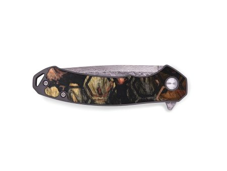 EDC Wood+Resin Pocket Knife - Sally (Pattern, 689929) Online Sale