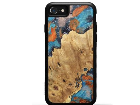 iPhone SE Wood+Resin Phone Case - Daniel (Cosmos, 688433) Hot on Sale