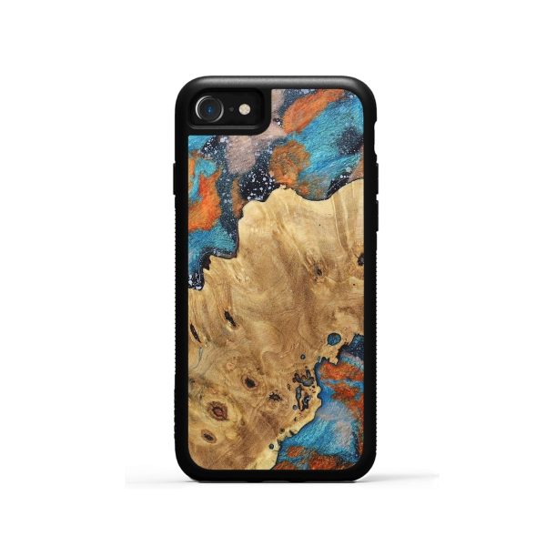 iPhone SE Wood+Resin Phone Case - Daniel (Cosmos, 688433) Hot on Sale