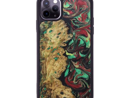 iPhone 11 Pro Max Wood+Resin Phone Case - Geneva (Reggae, 689370) Online now