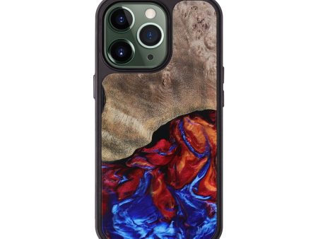 iPhone 13 Pro Wood+Resin Phone Case - Aviana (Fire & Ice, 693123) Online Sale