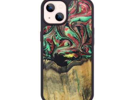 iPhone 14 Wood+Resin Phone Case - Muriel (Reggae, 689372) Online now