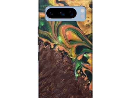 Pixel 8 Pro Wood+Resin Live Edge Phone Case - Kellan (Red, 690702) For Sale