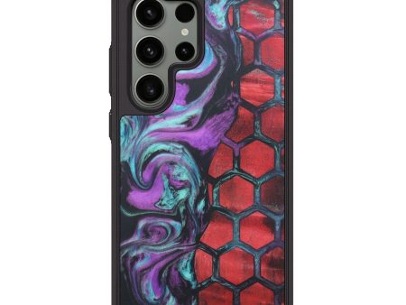 Galaxy S24 Ultra Wood+Resin Phone Case - Sylvester (Pattern, 690579) Hot on Sale