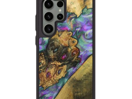 Galaxy S24 Ultra Wood+Resin Phone Case - Serena (Mosaic, 691309) For Sale