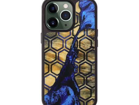 iPhone 13 Pro Wood+Resin Phone Case - Vivienne (Pattern, 689637) on Sale