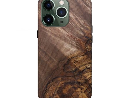 iPhone 13 Pro Wood+Resin Live Edge Phone Case - Lewis (Wood Burl, 690325) Supply