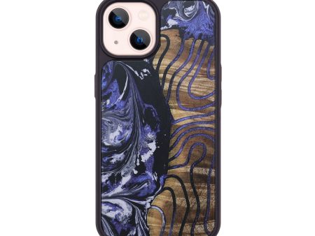 iPhone 14 Wood+Resin Phone Case - Santiago (Pattern, 688884) For Sale