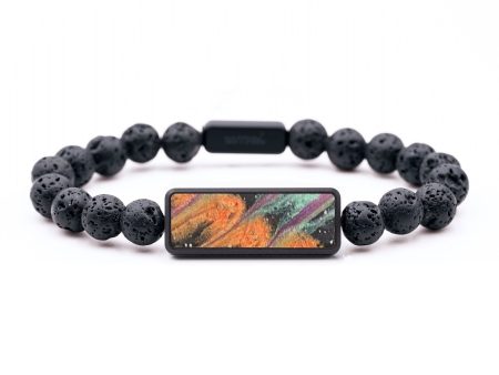 Lava Bead Wood+Resin Bracelet - Raul (Cosmos, 689088) Online Hot Sale