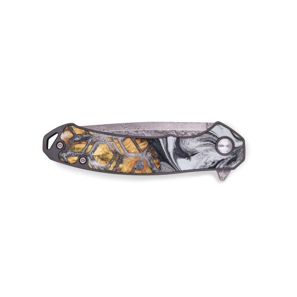 EDC Wood+Resin Pocket Knife - Allie (Pattern, 689926) For Discount