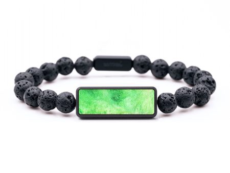 Lava Bead ResinArt Bracelet - Branden (Watercolor, 691129) For Sale