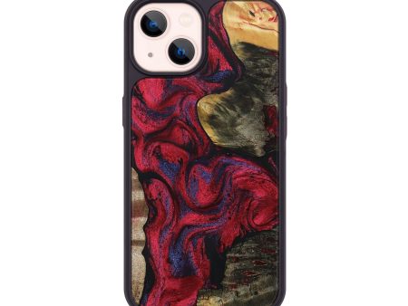 iPhone 14 Wood+Resin Phone Case - Corbin (Mosaic, 690643) For Discount