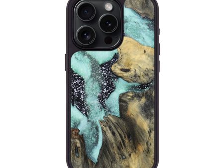 iPhone 15 Pro Wood+Resin Phone Case - Brenna (Cosmos, 693411) Online Sale