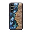 Galaxy S24 Plus Wood+Resin Phone Case - Hayden (Blue, 689683) For Sale