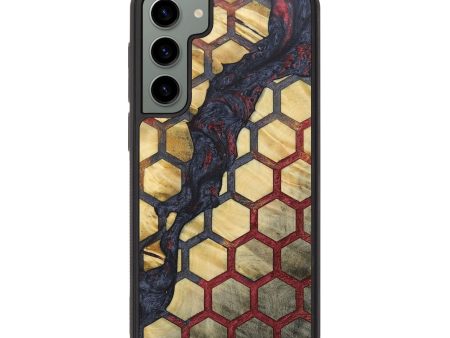 Galaxy S23 Plus Wood+Resin Phone Case - Hilda (Pattern, 689304) Fashion