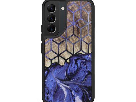 Galaxy S22 Wood+Resin Phone Case - Kinsley (Pattern, 688894) Supply