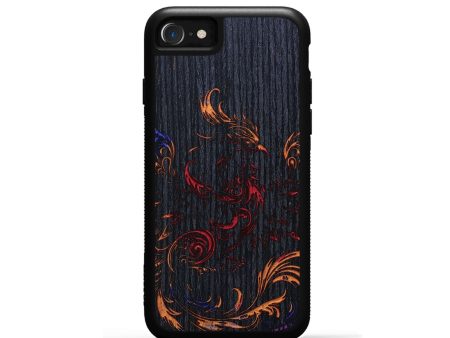 iPhone SE Wood+Resin Phone Case - Faye (Fire & Ice, 693048) Online Hot Sale