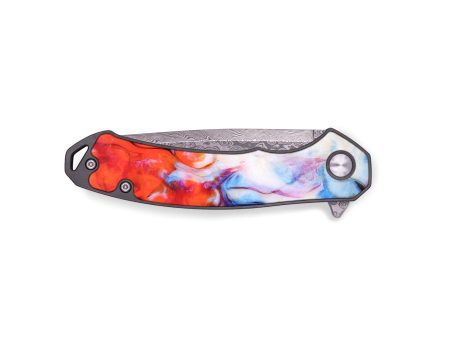 EDC ResinArt Pocket Knife - Corbin (Fire & Ice, 693361) Cheap