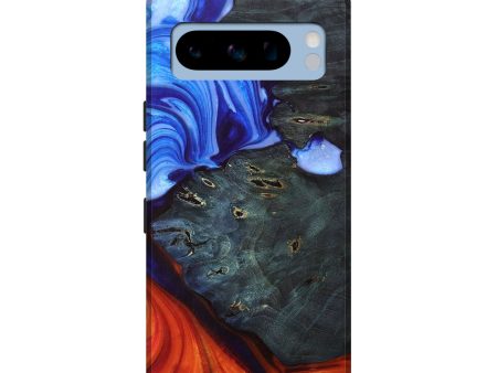 Pixel 8 Pro Wood+Resin Live Edge Phone Case - Lennox (Fire & Ice, 693341) on Sale