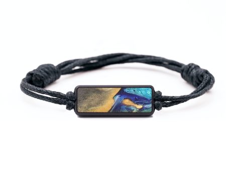 Classic Wood+Resin Bracelet - Shawn (Blue, 689994) Online