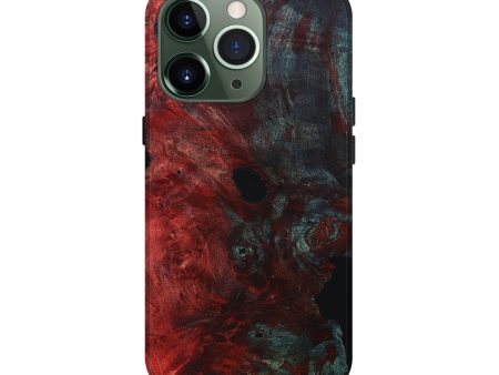 iPhone 13 Pro Wood+Resin Live Edge Phone Case - Lynn (Fire & Ice, 693326) Fashion