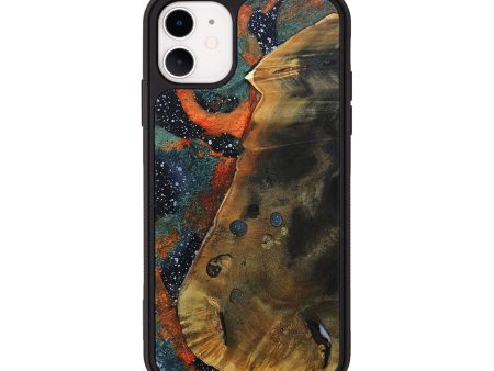 iPhone 11 Wood+Resin Phone Case - Ellis (Cosmos, 691355) Supply