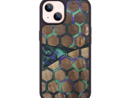 iPhone 14 Wood+Resin Phone Case - Tobias (Pattern, 689653) Supply