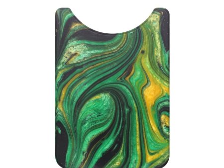 Live Edge ResinArt Wallet - Rex (Green, 690288) For Sale