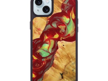 iPhone 15 Plus Wood+Resin Phone Case - Bethany (Reggae, 689445) Online Sale