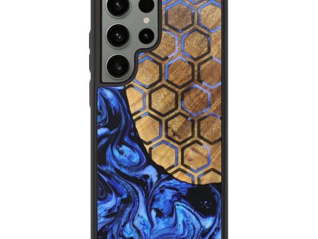 Galaxy S23 Ultra Wood+Resin Phone Case - William (Pattern, 688465) For Sale