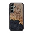 Galaxy S24 Plus Wood+Resin Phone Case - Ezra (Pure Black, 690890) Sale