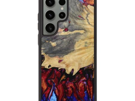 Galaxy S23 Ultra Wood+Resin Phone Case - Rihanna (Fire & Ice, 693161) Fashion