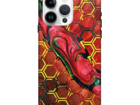 iPhone 15 Pro Max Wood+Resin Live Edge Phone Case - Anita (Reggae, 689489) Discount