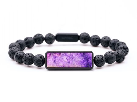 Lava Bead ResinArt Bracelet - Aitana (Watercolor, 691119) Fashion